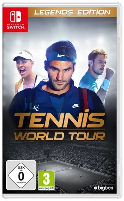 Produktbild von Bigben Interactive Tennis World Tour - Legends Edition, Nintendo Switch, Multiplayer-Modus, E (Jeder)