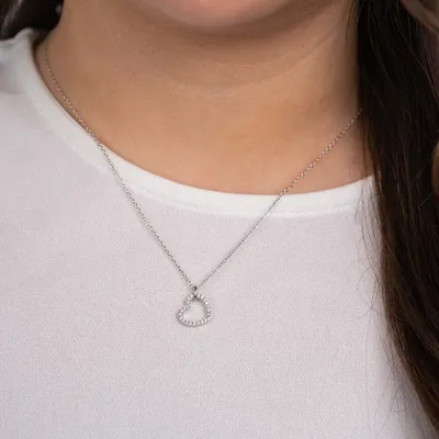 Produktbild von Engelsrufer Halskette ERN-HEARTSHINY-S-ZI Herz, Silber