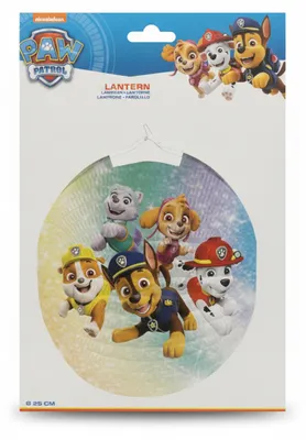 Zdjęcie produktu dla amscan, papierowa lampion w kształcie Paw Patrol, średnica 25 cm - dekoracja na przyjęcie urodzinowe dla dzieci