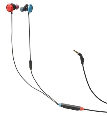 Produktbild von JBL Quantum 50N, kabelgebundenes In-Ear Gaming-Headset mit JBL QuantumSOUND Signature, Sprackfokus-Mikrofon, Lautstärke-Slider und Stummschaltung, Multi-Plattform-Kompatibilität, Twistlock, Blau/Rot –