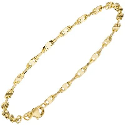 Zdjęcie produktu dla Bransoletka JOBO 585, złoto żółte, 19 cm, zapięcie karabińczykowe