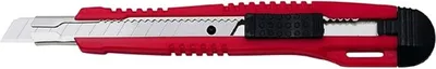 Produktbild von Cuttermesser Profi-Cutter 9mm rot/schwarz Packung mit 12 Stück