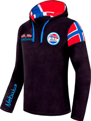 Produktbild von Nebulus Fleecepullover COSY Herren, warmer Fleecepullover, Pulli aus Fleece mit Half Zip Reißverschluss, Q1345 - Herren, schwarz, L