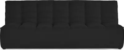 Image de Lisa Design Ellie - canapé 3 places en velours texturé , Noir