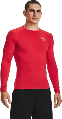 Produktbild von Under Armour Heatgear Langarm-t-shirt Rot XS / Regular Mann Rot XS