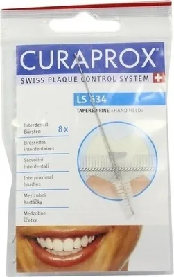 Immagine prodotto di Curaprox LS 634 scovolino interdentale fine 8 pz