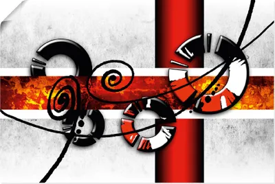 Produktbild von ARTland Poster Schöne Abstraktion XV Größe: 60x40 cm