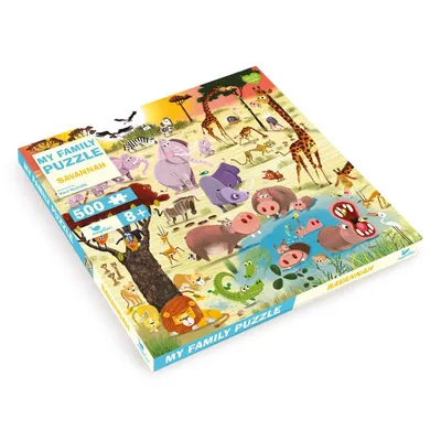 Produktbild von My Family Puzzle - Savannah