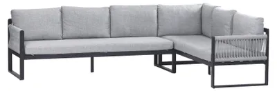 Produktbild von Dining Eck-Sofa Reims | Rechts | Schwarz & Sand