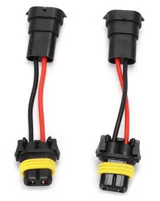 Image de Adaptateur mâle H11 vers femelle 9005/9006 Phare antibrouillard Universel Plug and Play 12 V ? 24 V