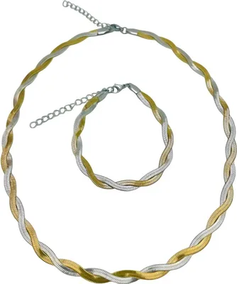 Obrázok produktu pre Elegantný šperkový set DS-38798 - Zlatá/Strieborná KP38798