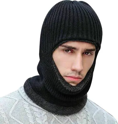 Productafbeelding van Motorhelm bivakmuts, winddicht, thermisch, polyester, 41,5 x 25,5 cm, zwart
