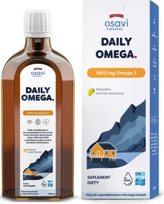 Productafbeelding van Osavi Daily Omega 1600 mg - citroensmaak (250 ml) 8763