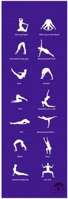 Produktbild von TRENDY SPORT Yogamat Home 180x60x0,5cm Lila