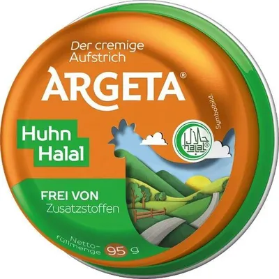 Produktbild von Argeta Aufstrich Huhn Halal 95g