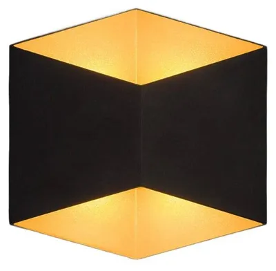 Immagine prodotto di Applique da esterno a LED TRIANGLES nera 5W, bianco caldo 750 lm, alluminio, dimensioni: 17,2 x 17 x 9 cm, IP54, Nowodvorski Lighting