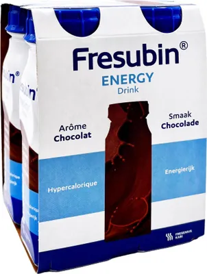 Produktbild von Fresubin ENERGY Drink Schokolade | Trinknahrung hochkalorischer Energy Drink Schoko 4x200ml Trinkflasche