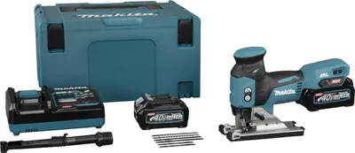 Image de Scie sauteuse Pommeau XGT + 2 batteries 2,5 Ah + 1 Chargeur rapide + Coffret Makpac - MAKITA - JV001GD201