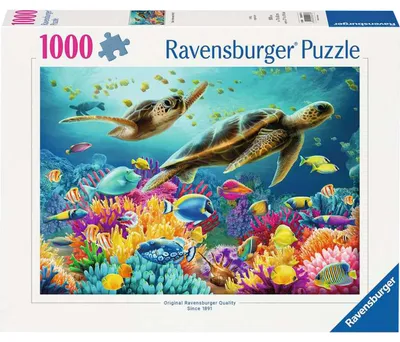 Image de Ravensburger Puzzle bleu Monde sous-marin, 1000pcs.