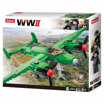 Image de Sluban briques WWII - Bombardier russe 312 briques