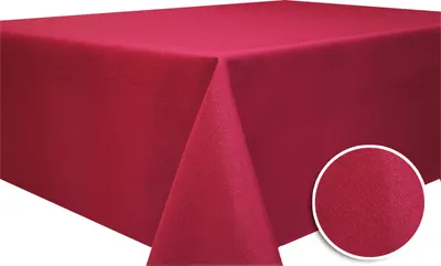 Produktbild von WEIHNACHTSTISCHDECKE 130x155cm BORDEAUX 100% Polyester