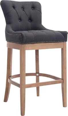 Produktbild von Barhocker Lakewood Stoff, Antik-hell dunkelgrau