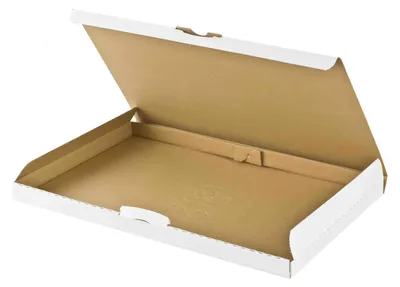 Produktbild von 100x Versandkarton 255x190x20mm schnelle Aufrichtung mit Steckverschluss Großbrief Maxibrief A5 B5 weiß