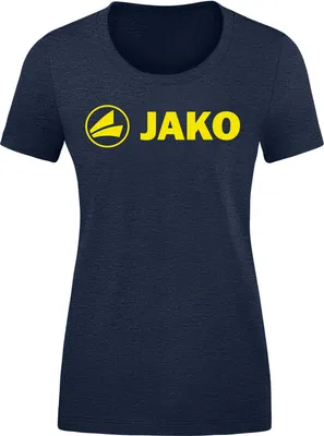 Produktbild von Jako Promo T-Shirt Damen - Marine Meliert / Neongelb