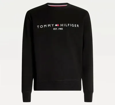 Produktbild von Tommy Hilfiger Herren Logo Sweatshirt - MWOMW11596, Farbe:Schwarz, Textil:M