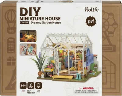 Image de RoboTime 3D Puzzle en bois Maison de jardin de rêve