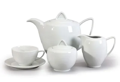 Image de Thun 1794 Service à thé, porcelaine tchèque, Lea, blanc, Thun, 15 d.