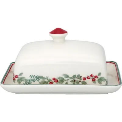 Produktbild von Greengate Charline Butterdose white 12 x 16 cm