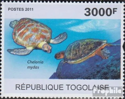 Produktbild von Briefmarken Togo 2011 Mi 3893 (kompl.Ausg.) postfrisch Meeresschildkröten