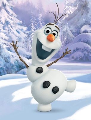 Kuscheldecke / Schmusedecke mit Motiv Olaf aus Disney Frozen II 130 x 70cm