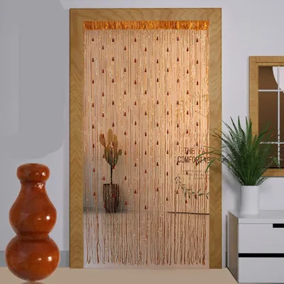 Produktbild von Tür-Fadenvorhang, Tür-Perlenvorhänge, hängende Raumteiler,100 × 200cm