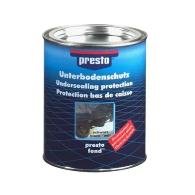 Produktbild von Presto Unterbodenschutz Bitumen schwarz 1000 ml. - Spritzpistolendose