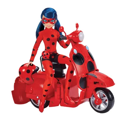 Produktbild von Miraculous Marinette Spielpuppe Puppe Motorroller Playmates