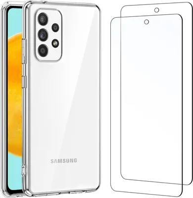 Produktbild von Hülle für Samsung Galaxy A52 Transparent 2X Panzerglas Schutzhülle