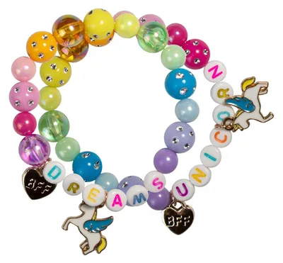 Image de Lot de 2 bracelets Dreams Unicorn BFF
