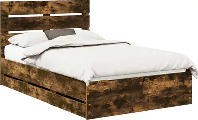 Obrázok produktu pre Rám postele Dymová dub 120 x 190 cm Inžinierske drevo