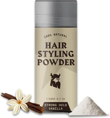 Produktbild von Haarstyling-Puder für Herren – Starker Halt – Vanille