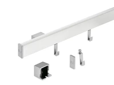 Produktbild von Naber Alto Set. Relingsystem, 600 mm edelstahlfarbig  - Relingsysteme