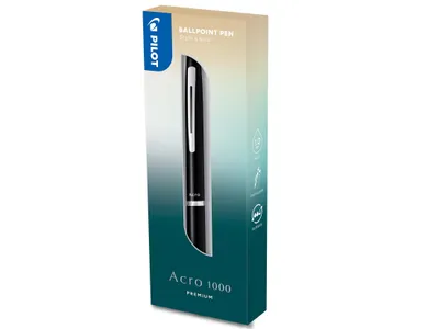 Obrázok produktu pre PILOT biros Acro 1000 black Písanie farba čierna, 1 ks.