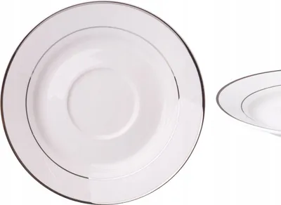 Produktbild von Ambition Weiße Porzellan-Untertasse 15,5 cm
