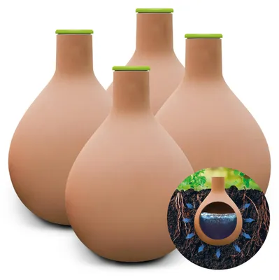 Productafbeelding van Plantenirrigatie set van 4, 1 l, Ø 60 cm, automatische irrigatie voor planten