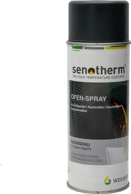 Produktbild von Senotherm Ofenlack Sprühdose 400ml grau 17-1644-703571