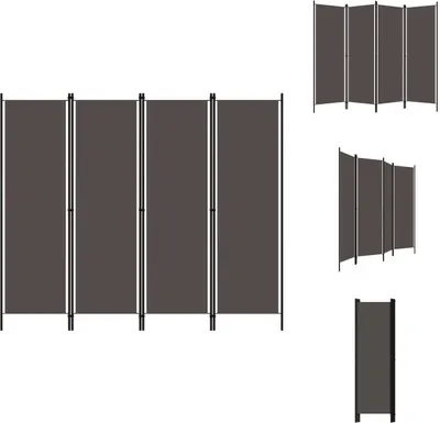Multiple views of a room divider.
