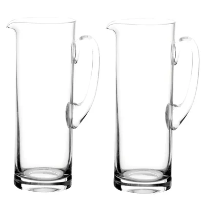 Immagine prodotto di Caraffa, caraffa per acqua, caraffa per versare in vetro, caraffa per succo, 1000 ml - 9,5 x 15 x 25 cm