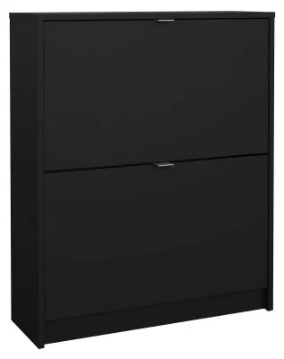 Produktbild von Schuhschrank - Schwarzer Schuhständer 24.05x70.3x85.2h cm