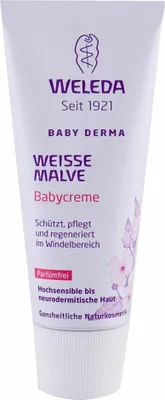 Image de Crème pour le change Weleda Baby White Mallow sans parfum
